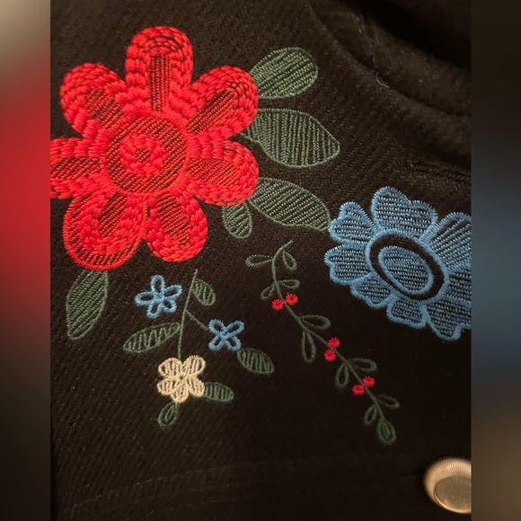 Zara embroidered coat size XS - Picture 5 of 7